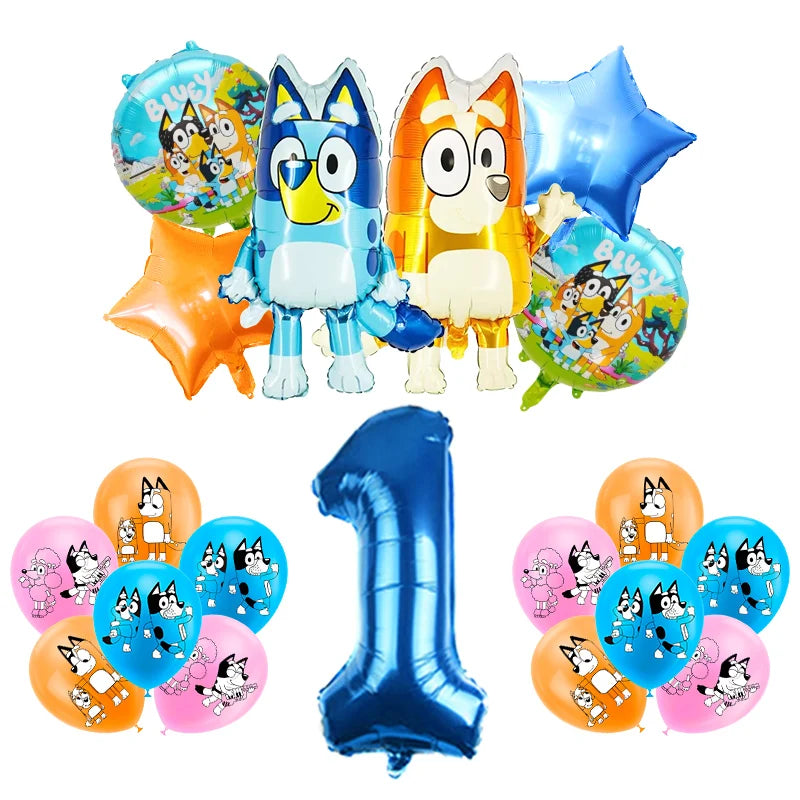 Bluey et Bingo Sets Anniversaire