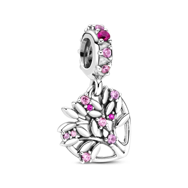 Charms Série Rose en Argent 925