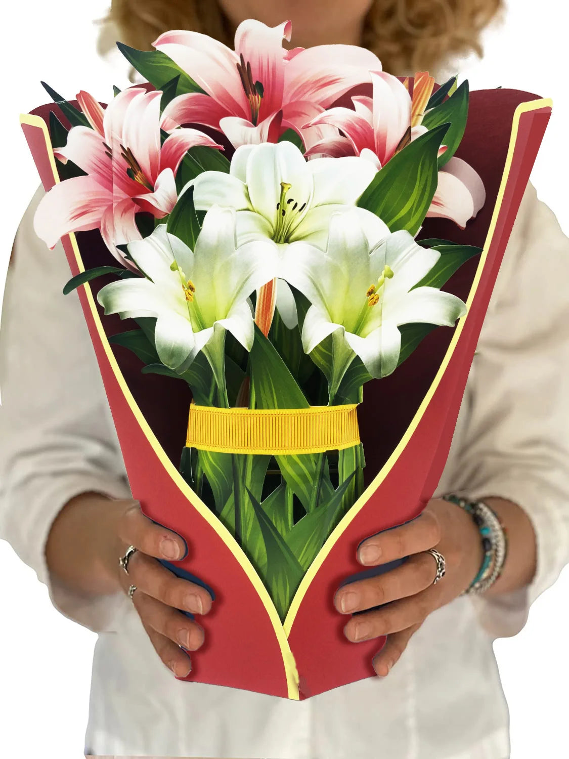 Carte Pop-Up 3D Bouquet de Fleur