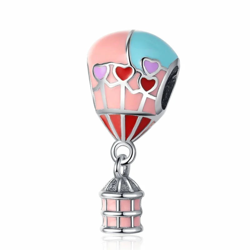 Charms Série Rose en Argent 925