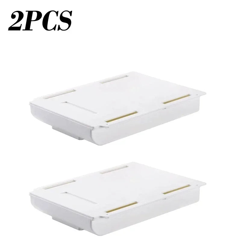 Self-adhesive storage organizer