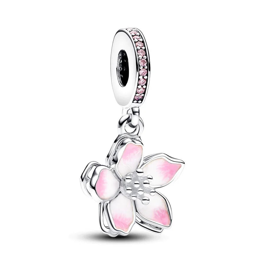 Charms Série Rose en Argent 925