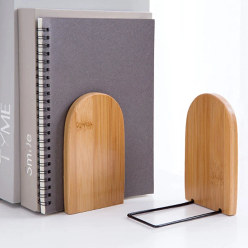 Serre-livres en Bambou naturel