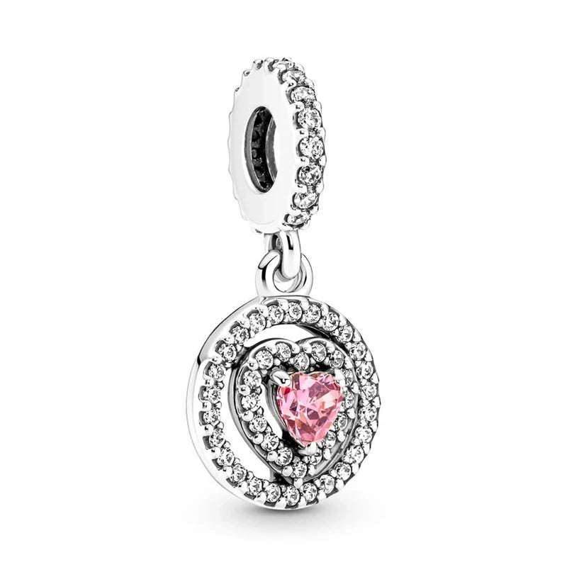 Charms Série Rose en Argent 925