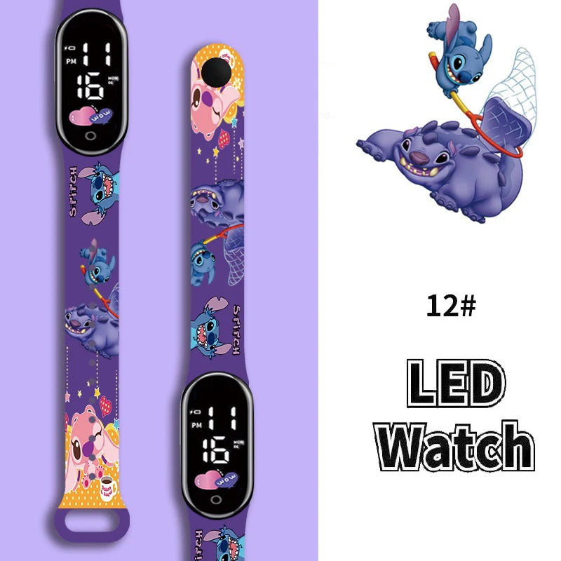 Montres Stitch et Angel Tactile pour Enfant