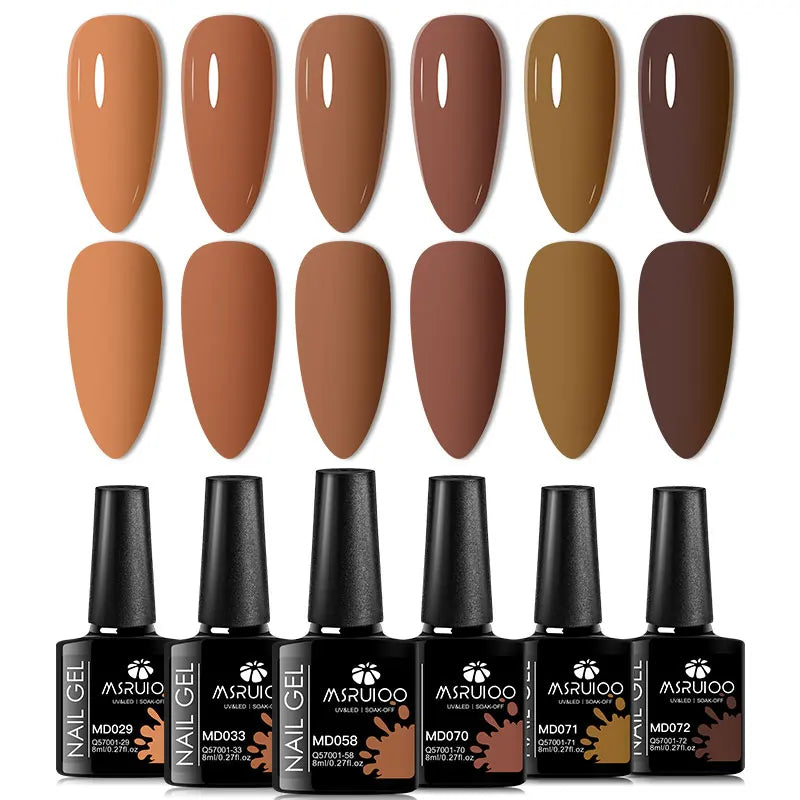 Lot de 6 Vernis à Ongles Gel