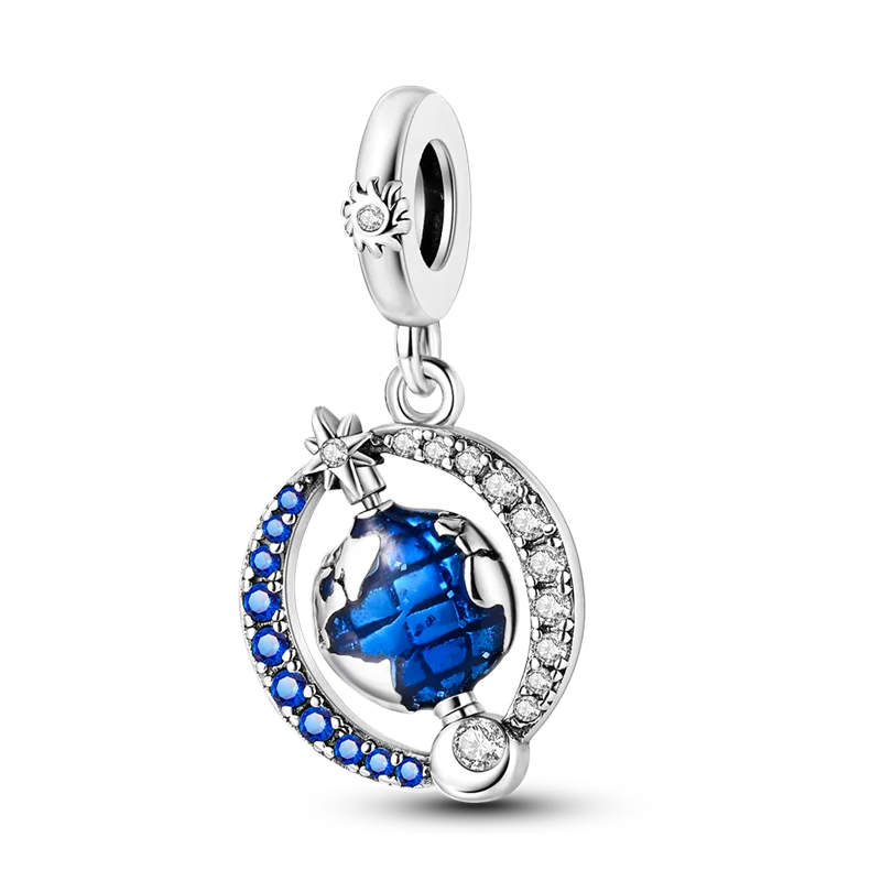 Charms Série Bleue en argent 925