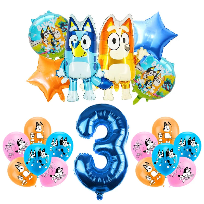 Bluey et Bingo Sets Anniversaire