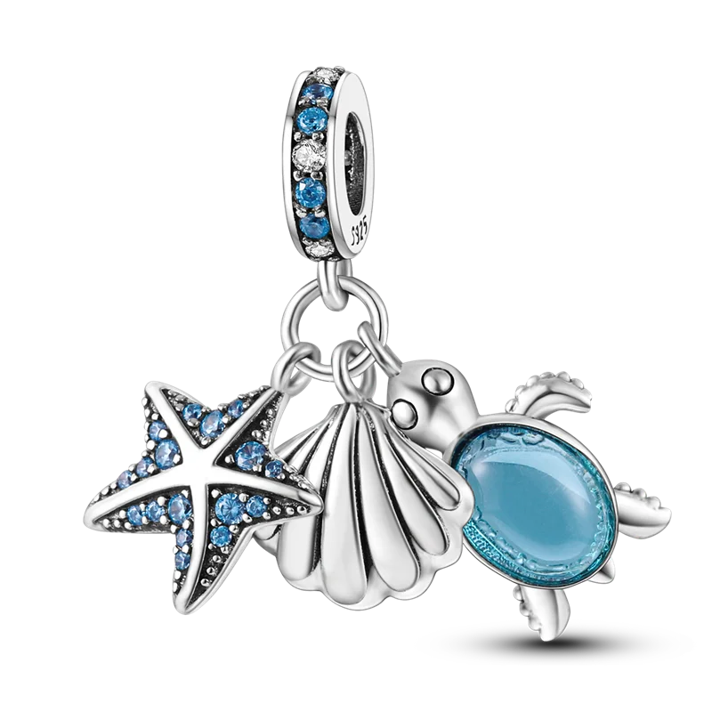 Charms Série Bleue en argent 925
