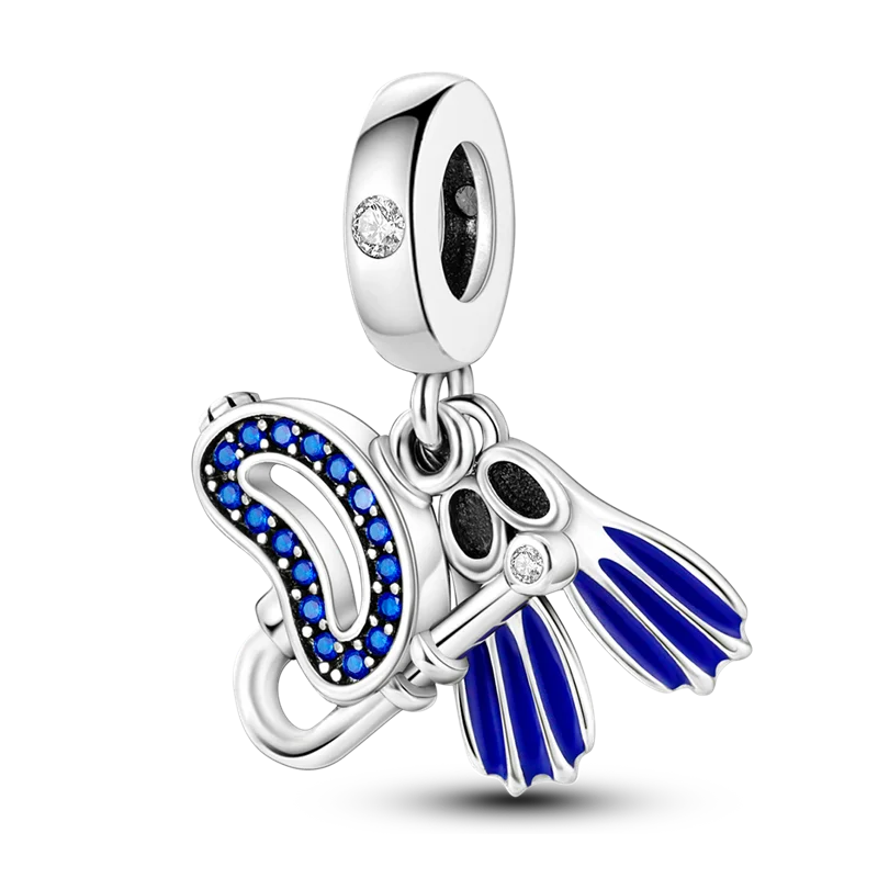 Charms Série Bleue en argent 925