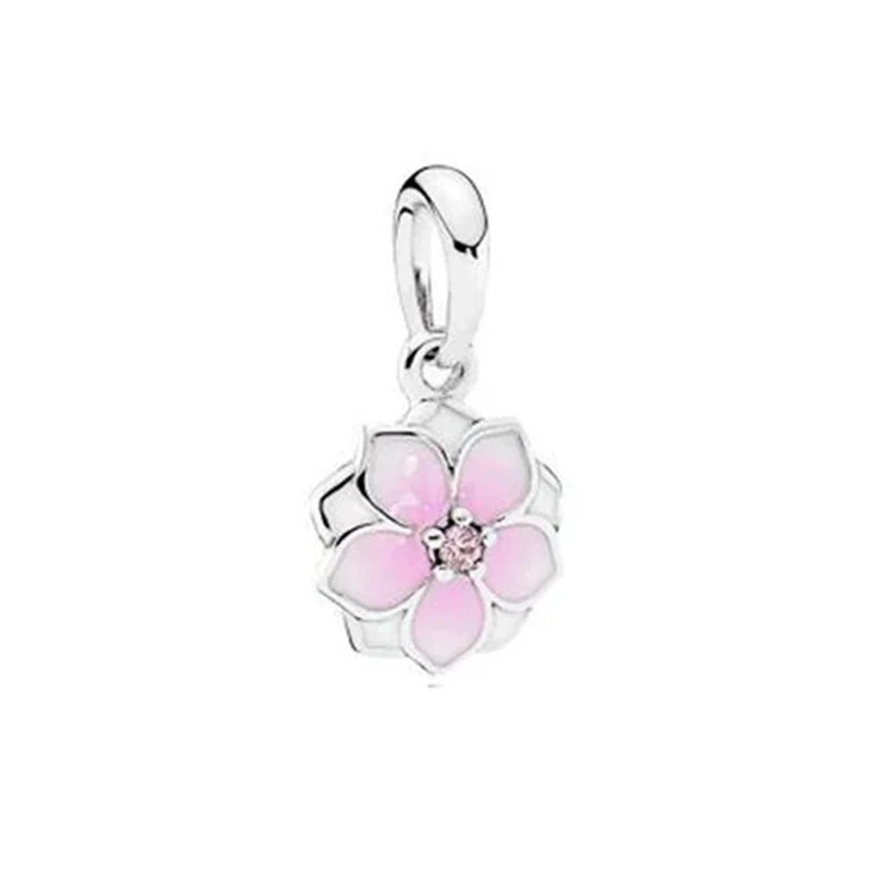 Charms Série Rose en Argent 925