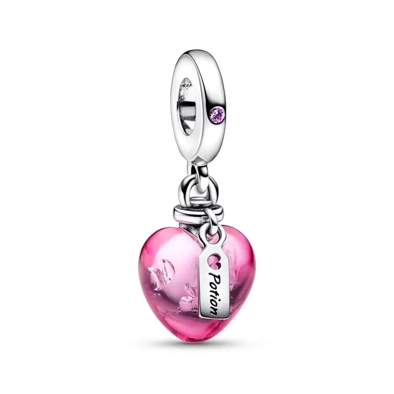 Charms Série Rose en Argent 925