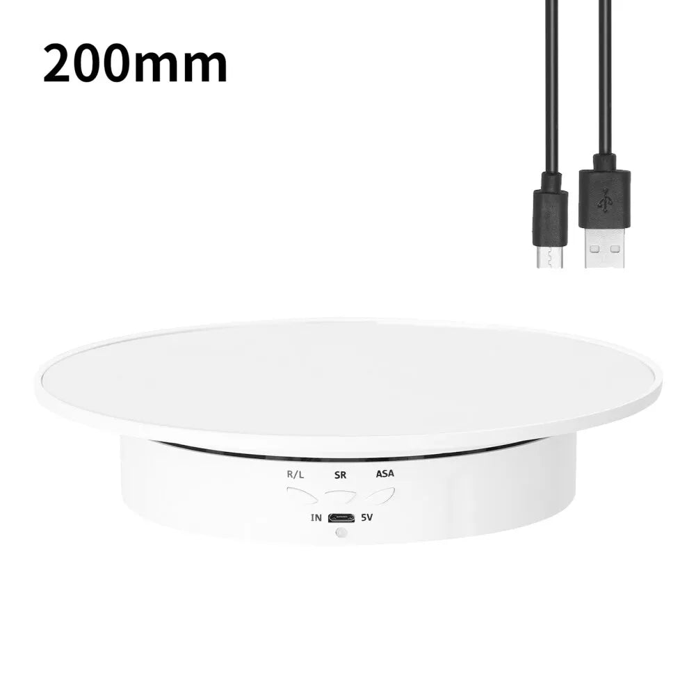 Présentoir Rotatif Électrique à 3 vitesses pour décorations