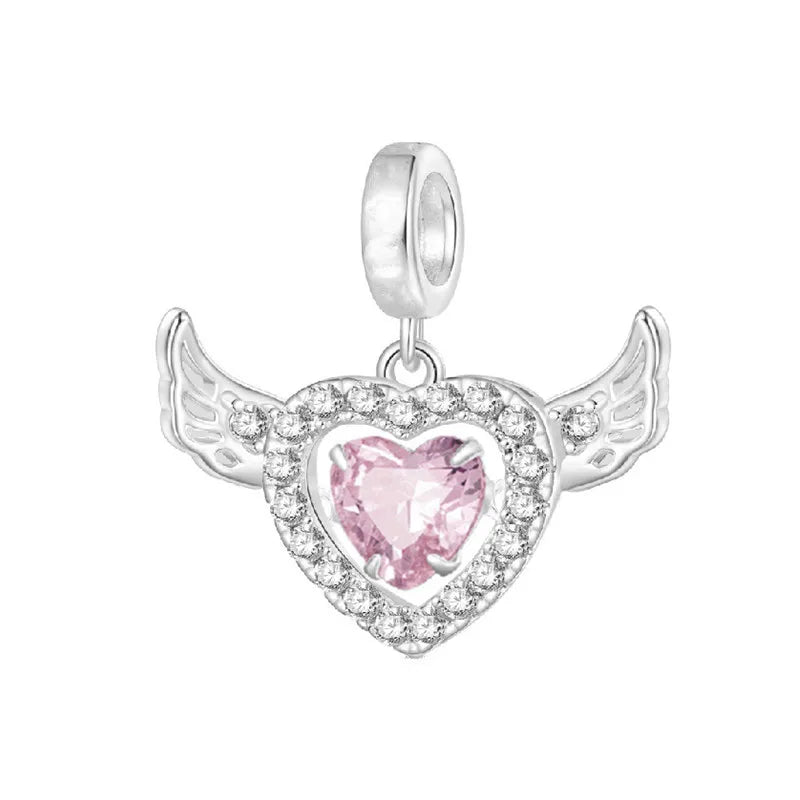 Charms Série Rose en Argent 925