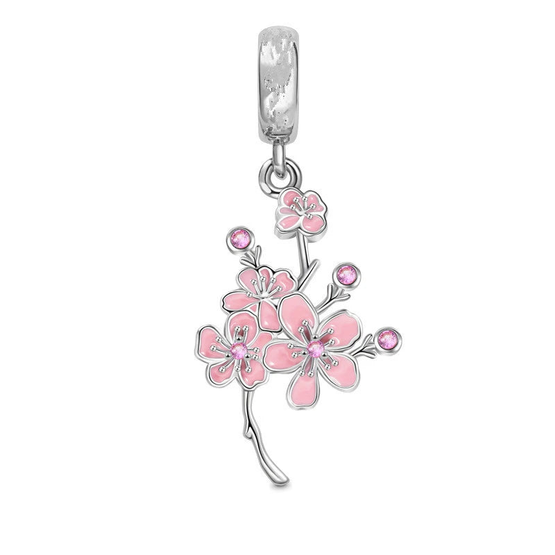 Charms Série Rose en Argent 925