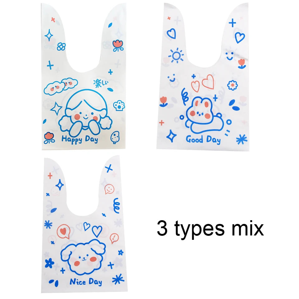 Lots of Plastic Cookie or Candy Bags for Easter Party