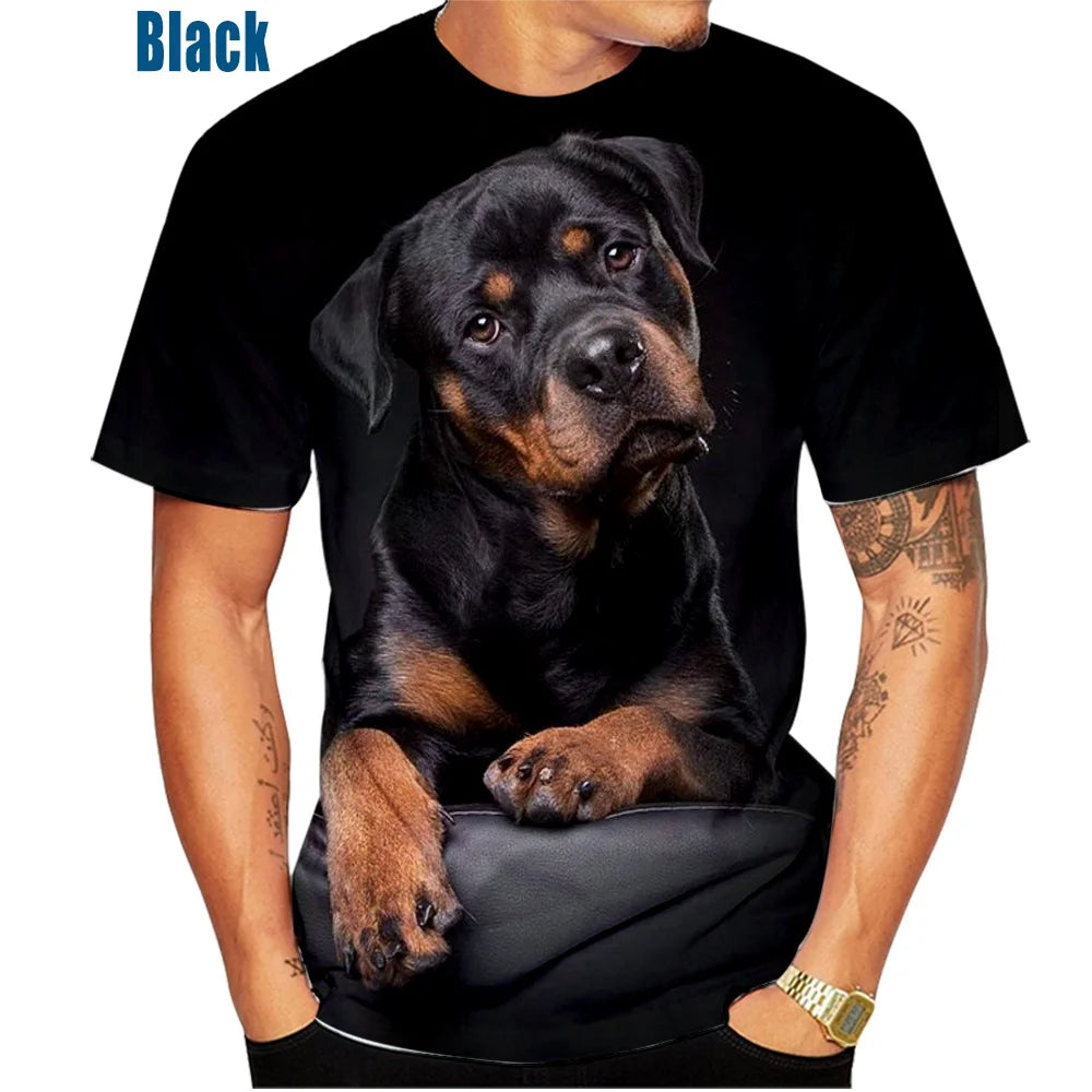 Tee Shirt Rottweiler 3D hommes et femmes