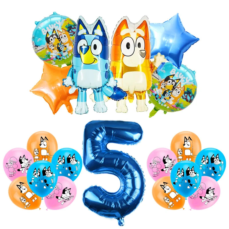 Bluey et Bingo Sets Anniversaire