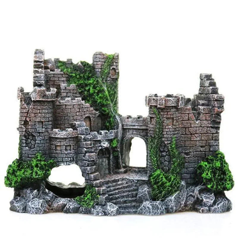 Décoration d'Aquarium en forme de Château
