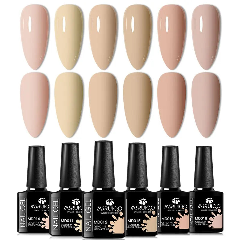 Lot de 6 Vernis à Ongles Gel