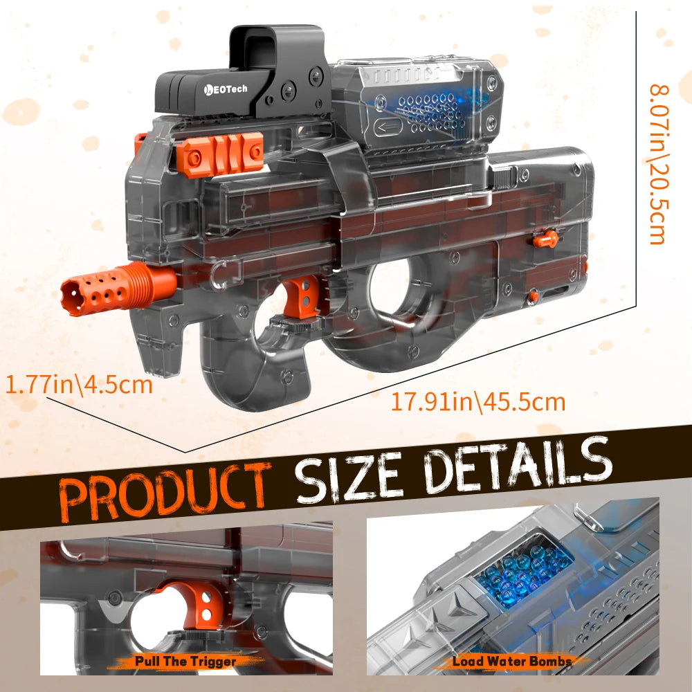 Blaster M90 Électrique à Billes de Gel