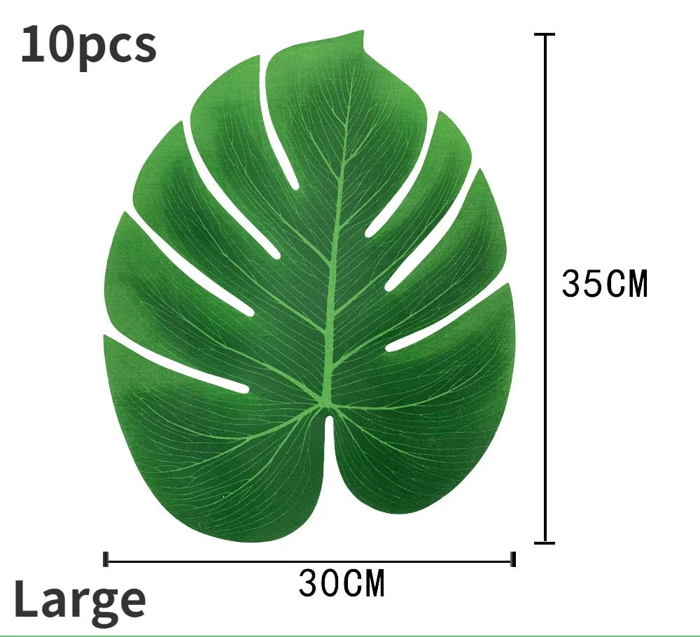 Feuilles de Palmier Tropicales pour Décorations Exotiques