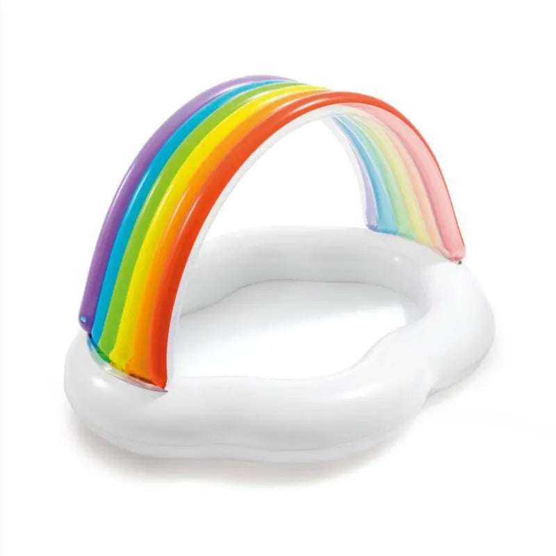 Inflatable parasol pools for children