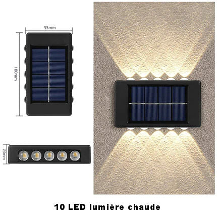 Outdoor Solar Wall Light