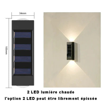 Outdoor Solar Wall Light
