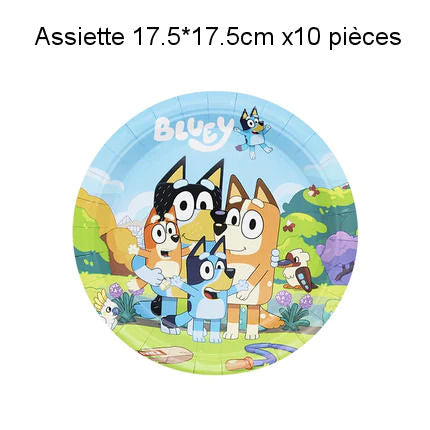 Bluey et Bingo Sets Anniversaire