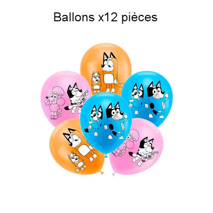 Bluey et Bingo Sets Anniversaire