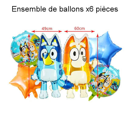 Bluey et Bingo Sets Anniversaire