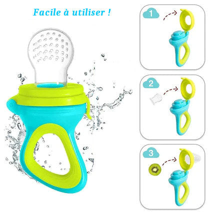Biberon d'Entrainement et Sucettes à presser en silicone pour Bébés