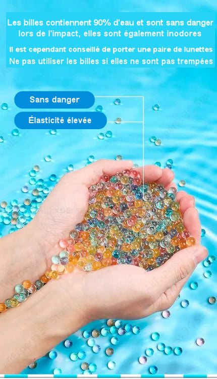 Pot de 100000 Billes Gel pour modèles Blaster à gel