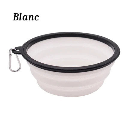 Bol d'Alimentation Pliable de Voyage pour Chiens et Chats