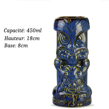 Verres Tiki en Céramique type Hawaïen