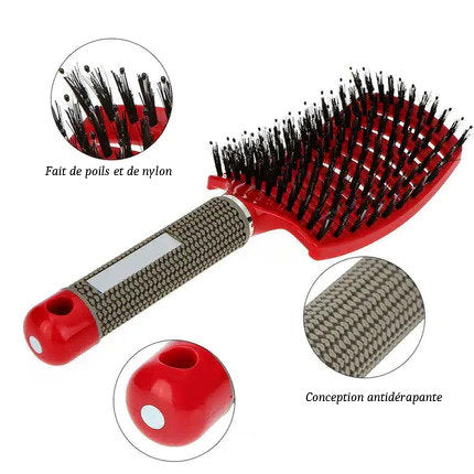 Nylon hairbrush