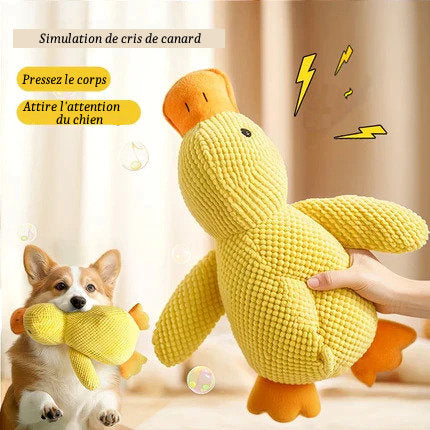 Plush duck for dogs