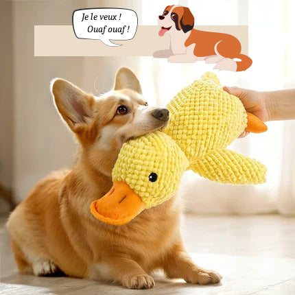 Plush duck for dogs