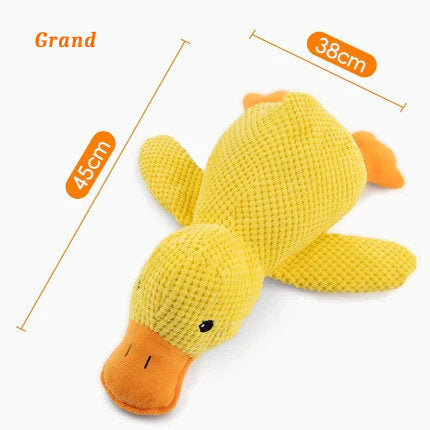 Plush duck for dogs