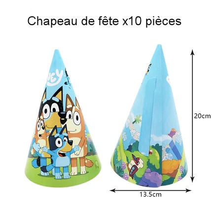 Bluey et Bingo Sets Anniversaire