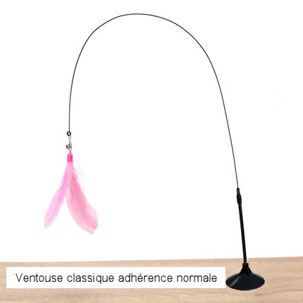 Interactive feather duster toy for cats