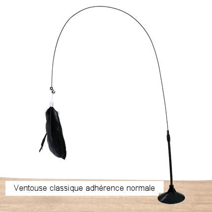 Interactive feather duster toy for cats