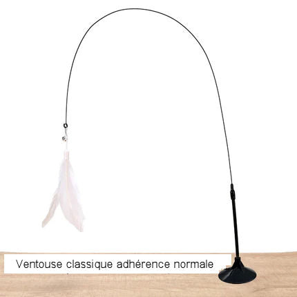 Interactive feather duster toy for cats