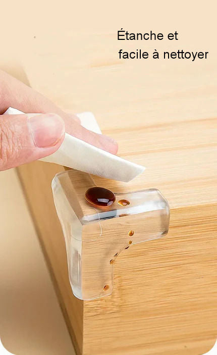 Silicone protectors for table corners