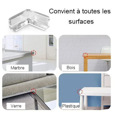 Silicone protectors for table corners