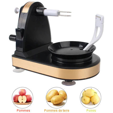Fruit and vegetable peeler and slicer