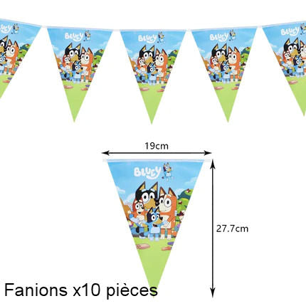 Bluey et Bingo Sets Anniversaire