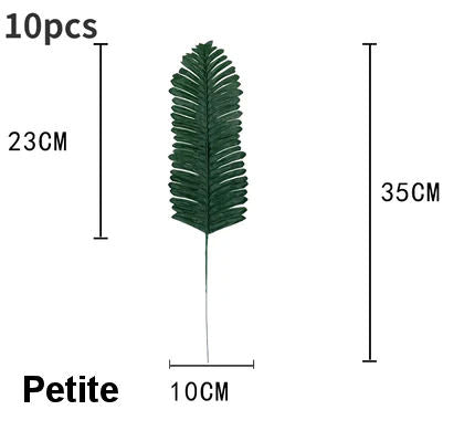 Feuilles de Palmier Tropicales pour Décorations Exotiques