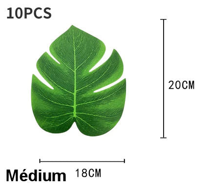 Feuilles de Palmier Tropicales pour Décorations Exotiques